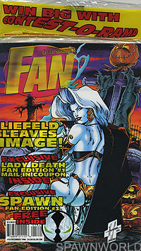 Overstreet's FAN Magazine 18 (Lady Death Cover)