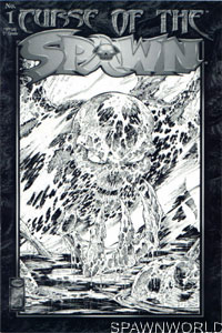 Curse of the Spawn 1 Black and White Variant