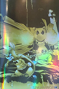 Do You Pooh - Batman/Spawn War Devil homage - gold chrome edition