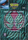 #81 Face of the Clown (Back)