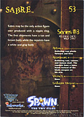 #53 Sabre (Back)