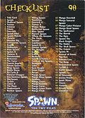 #90 Checklist (Back)